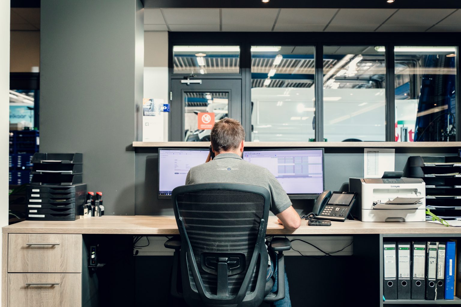 Aan het werk bij Harbers trucks