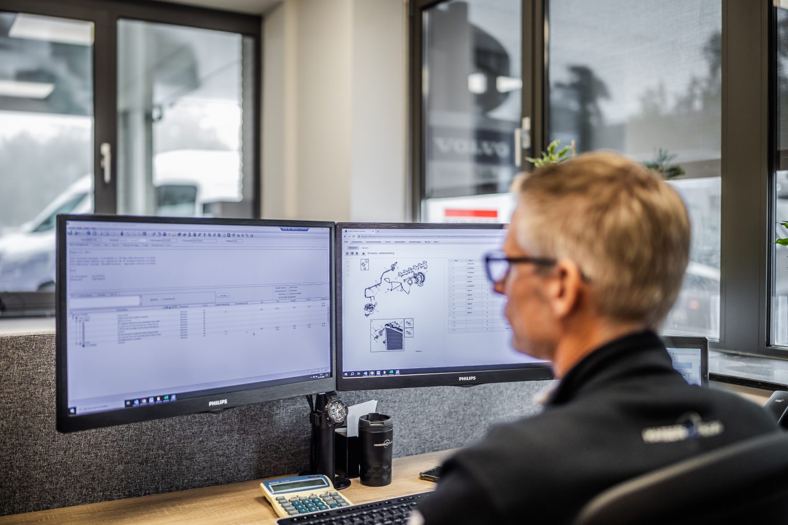 Aan het werk bij Harbers trucks