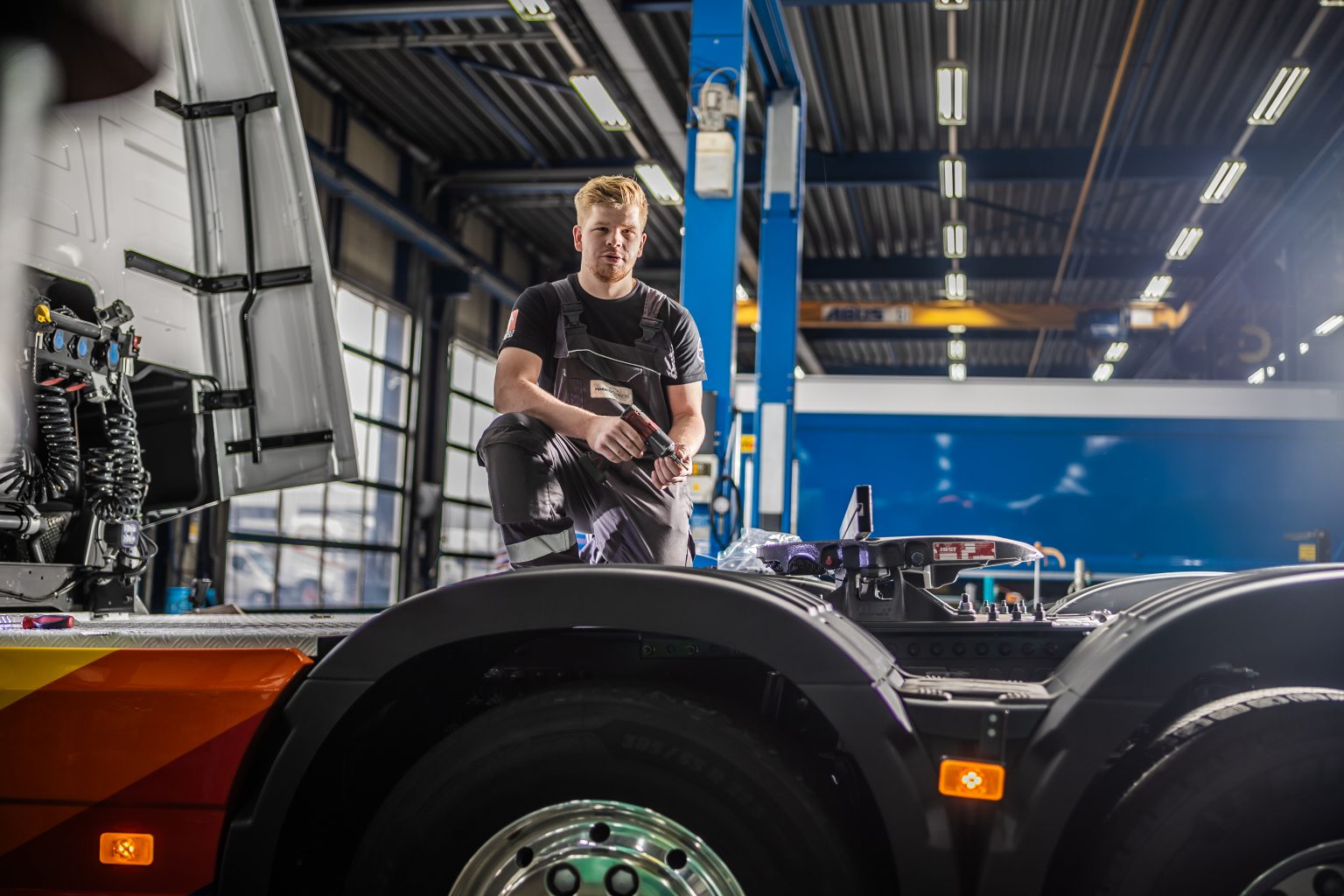 Aan het werk bij Harbers trucks