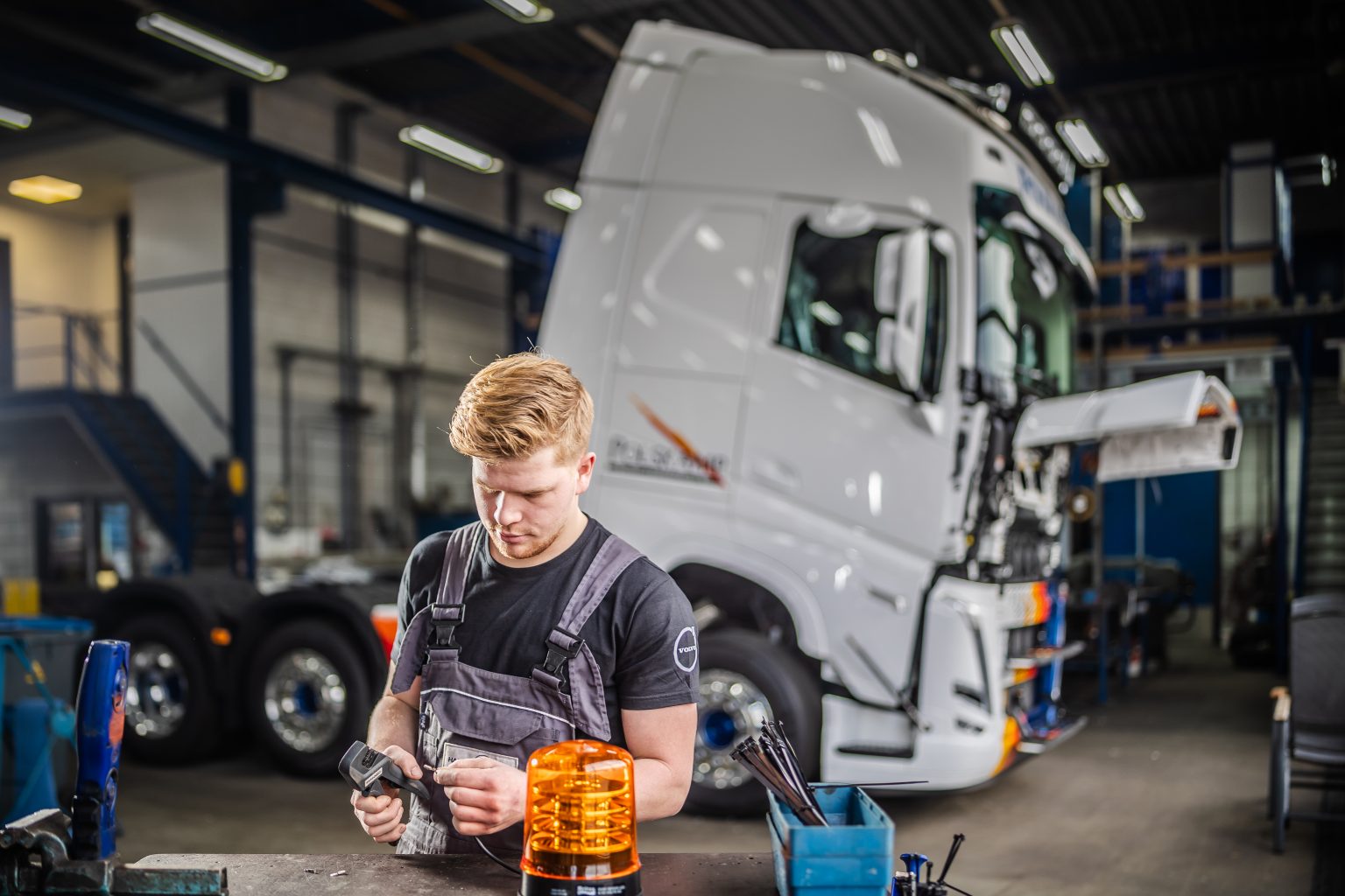 Aan het werk bij Harbers trucks