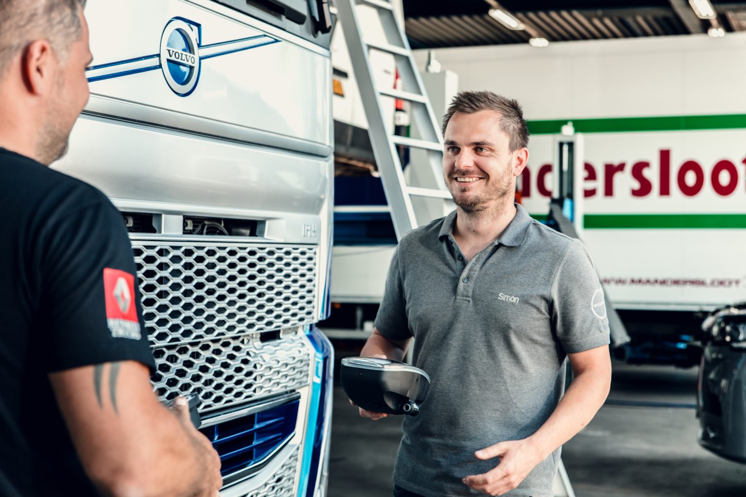 Aan het werk bij Harbers trucks